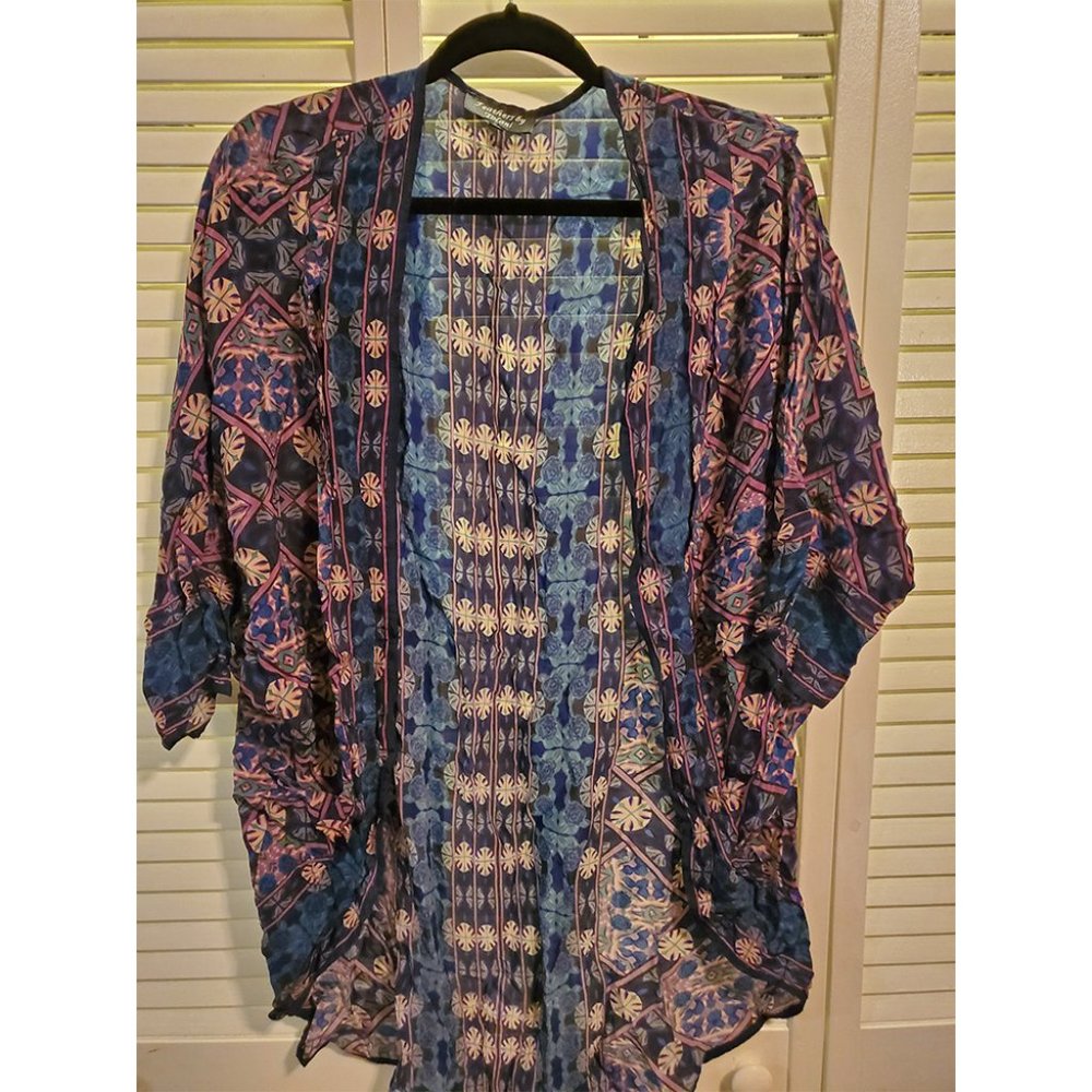Feathers by Tolani Multicolored Kimono